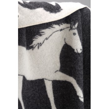Geschenke für Pferdeliebhaber, Pferde Geschenke: Pferdedecken mit Pferdemotiven, Reiterdecken, Reiter Decken