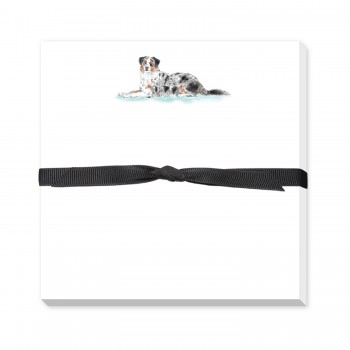 Notizblock Australian Shepherd, Notizzettel Australian Shepherd, Geschenke für Australian Shepherd BesitzerInnen