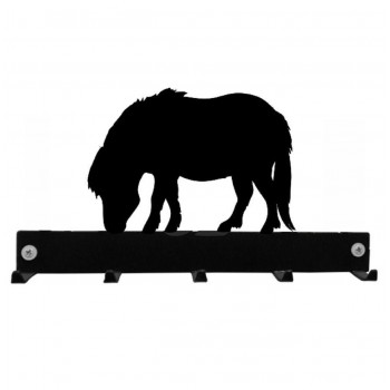 Pony Wandhaken, Shetland Pony Hakenleiste, Schlüsselhaken Shetland Pony, Geschenke für Ponyfans kaufen