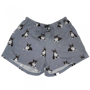 Boston Terrier Schlafshorts Boston Terrier Lounge Shorts Boston Terrier Pyjama Shorts